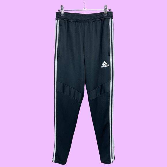Adidas Women's SMALL Black Jogger Track Pants Climacool with Zip Up Pockets - Picture 2 of 11